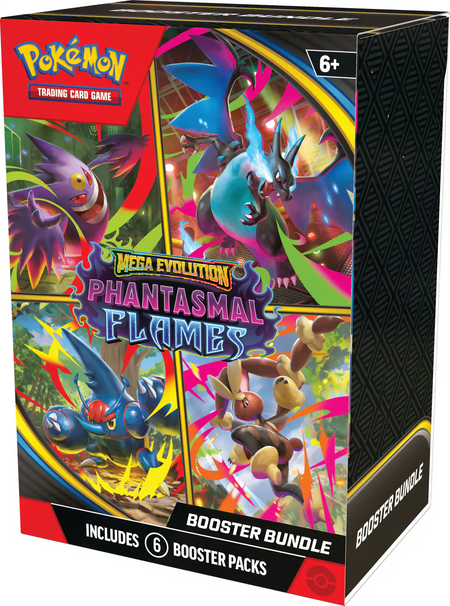 Pokemon TCG: Mega Evolution - Phantasmal Flames Booster Bundle Card Game Pokemon