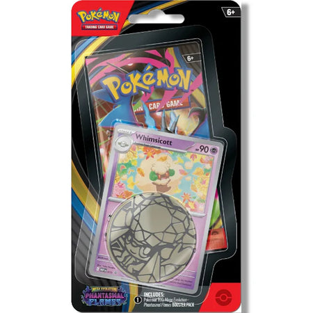 Pokemon TCG: Mega Evolution - Phantasmal Flames Checklane Blister - Whimsicott Card Game Pokemon