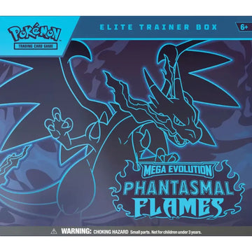 Pokemon TCG: Mega Evolution - Phantasmal Flames Elite Trainer Box - Mega Charizard X ex Card Game Pokemon