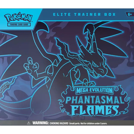 Pokemon TCG: Mega Evolution - Phantasmal Flames Elite Trainer Box - Mega Charizard X ex Card Game Pokemon