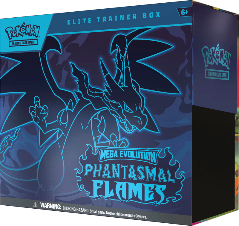 Pokemon TCG: Mega Evolution - Phantasmal Flames Elite Trainer Box - Mega Charizard X ex Card Game Pokemon