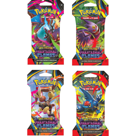 Pokemon TCG: Mega Evolution - Phantasmal Flames Sleeved Booster Pack Card Game Pokemon