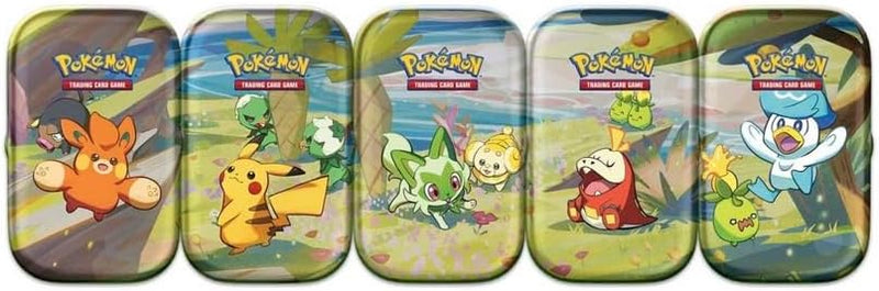 Pokemon TCG: Paldea Friends Mini Tin - Pawmi Card Game Pokemon   