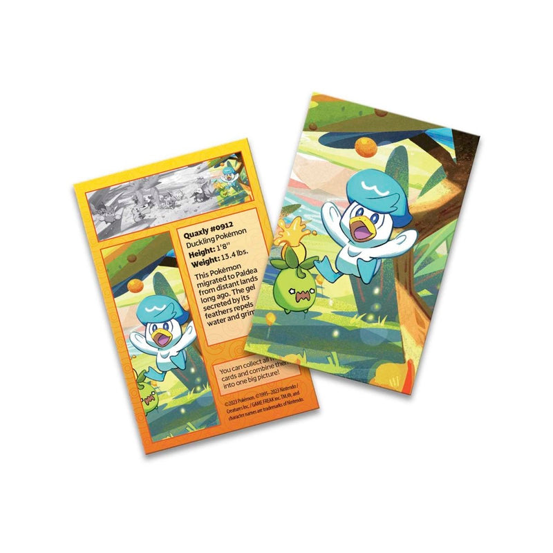 Pokemon TCG: Paldea Friends Mini Tin - Quaxly Card Game Pokemon   