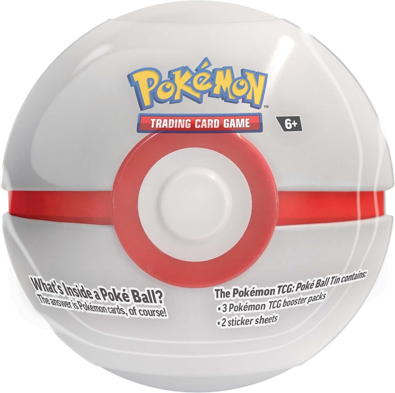Pokemon TCG: Poke Ball Tin 2025 Q4 Winter B25 E25 H24 - 1 Random Ball & 3 Booster Packs Card Game Pokemon