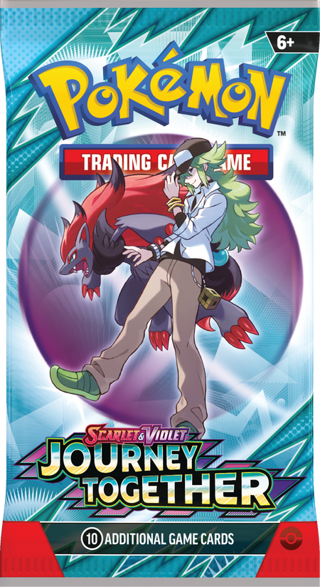 Pokemon TCG: Scarlet & Violet - Journey Together Scrafty 3 Pack Blister Card Game Pokemon