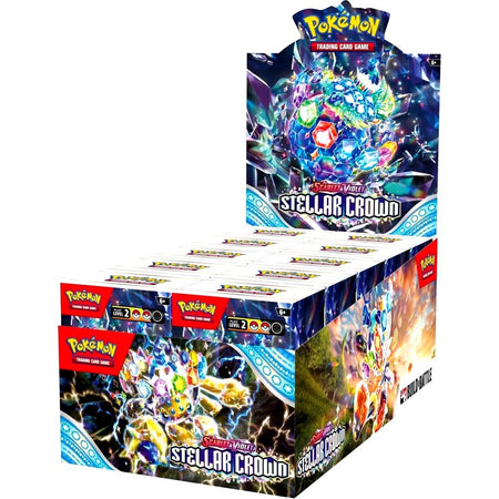 Pokemon TCG: Scarlet & Violet - Stellar Crown Build & Battle Display Box Card Game Pokemon