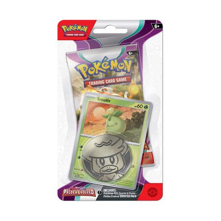 Pokemon TCG: Scarlet & Violet Paldea Evolved Checklane Blister - Smoliv Card Game Pokemon   