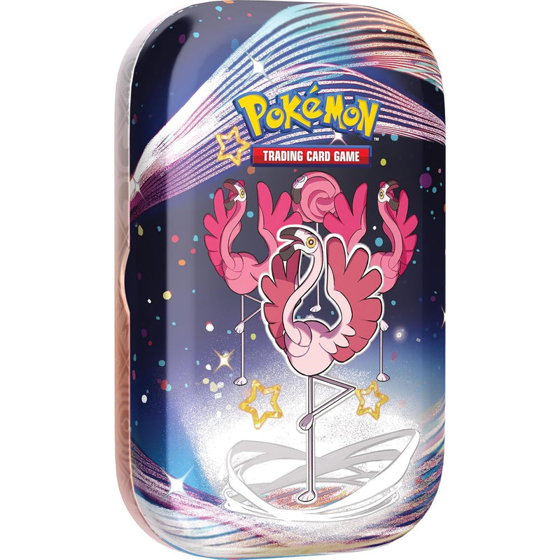 Pokemon TCG: Scarlet & Violet: Paldean Fates Mini Tin - Flamigo Card Game Pokemon   