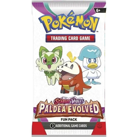 Pokemon TCG: Scarlet & Violet - Paldea Evolved Fun Pack Card Game Pokemon