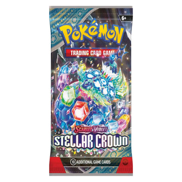 Pokemon TCG: Scarlet and Violet - Stellar Crown Loose Booster Pack (1-Pack) Card Game Pokemon