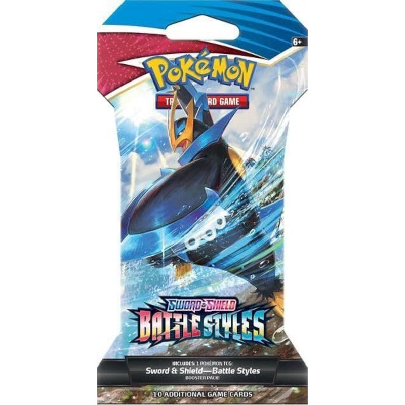 Pokemon TCG: Sword & Shield Battle Styles Sleeved Booster Pack - 1 Random Pack Card Game Pokemon