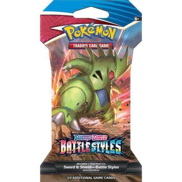 Pokemon TCG: Sword & Shield Battle Styles Sleeved Booster Pack - 1 Random Pack Card Game Pokemon