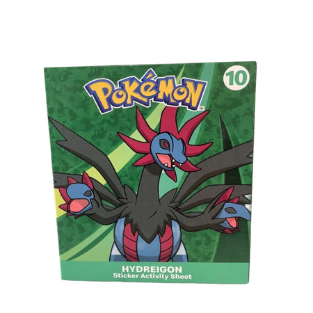 Pokemon x McDonald's Happy Meal Toy 2025 - Hydreigon Sticker Activity Sheet and Booster Pack Card Game Pokemon