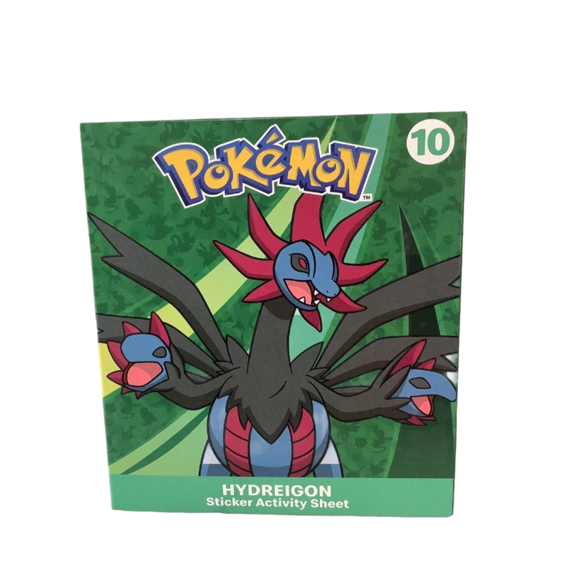 Pokemon x McDonald's Happy Meal Toy 2025 - Hydreigon Sticker Activity Sheet and Booster Pack Card Game Pokemon