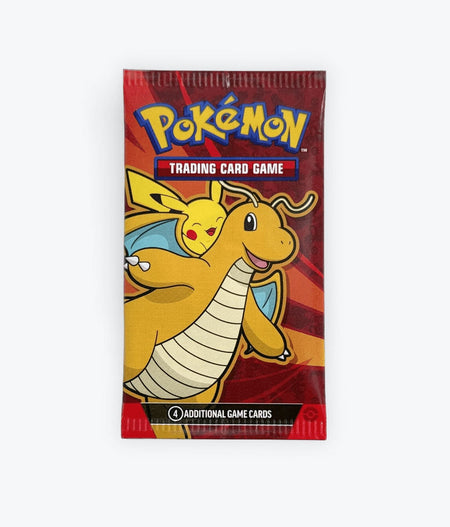 Pokemon x McDonald's Happy Meal Toy 2025 - Pikachu and Dragonite Sticker Activity Sheet and Booster Pack Card Game Pokemon