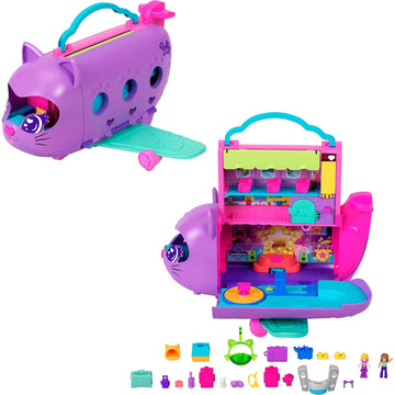 Polly Pocket: Dolls and Playset - Kitty Airways Airplane Toys & Games Mattel