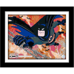 Pop Art: Batman: The Animated Series Animation Cel Scene - Batman Falling Memorabilia DC Collectibles
