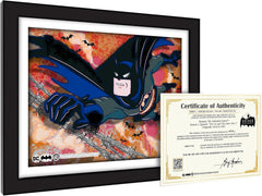 Pop Art: Batman: The Animated Series Animation Cel Scene - Batman Falling Memorabilia DC Collectibles