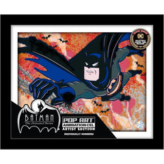 Pop Art: Batman: The Animated Series Animation Cel Scene - Batman Falling Memorabilia DC Collectibles