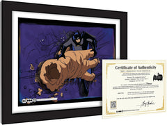 Pop Art: Batman: The Animated Series Animation Cel Scene - Batman Feat of Clay Memorabilia DC Collectibles