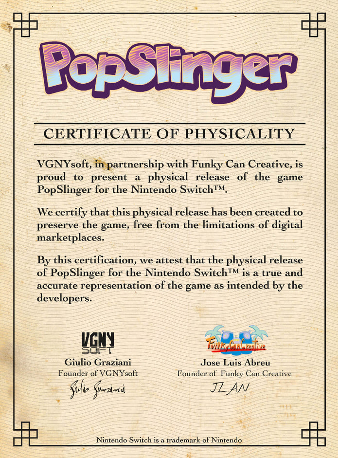 PopSlinger - Extra Elite Edition [Nintendo Switch] Nintendo Switch Video Game VGNYsoft   