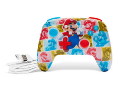 PowerA Enhanced Wired Controller - Mario Hero Reel [Nintendo Switch Accessory] Nintendo Switch Accessory PowerA