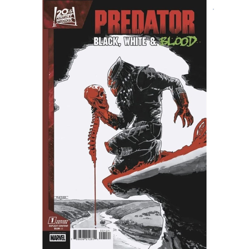 Predator Black White & Blood: #1 [Mahmud Asrar CVR B] 2025 Comics Marvel Comics