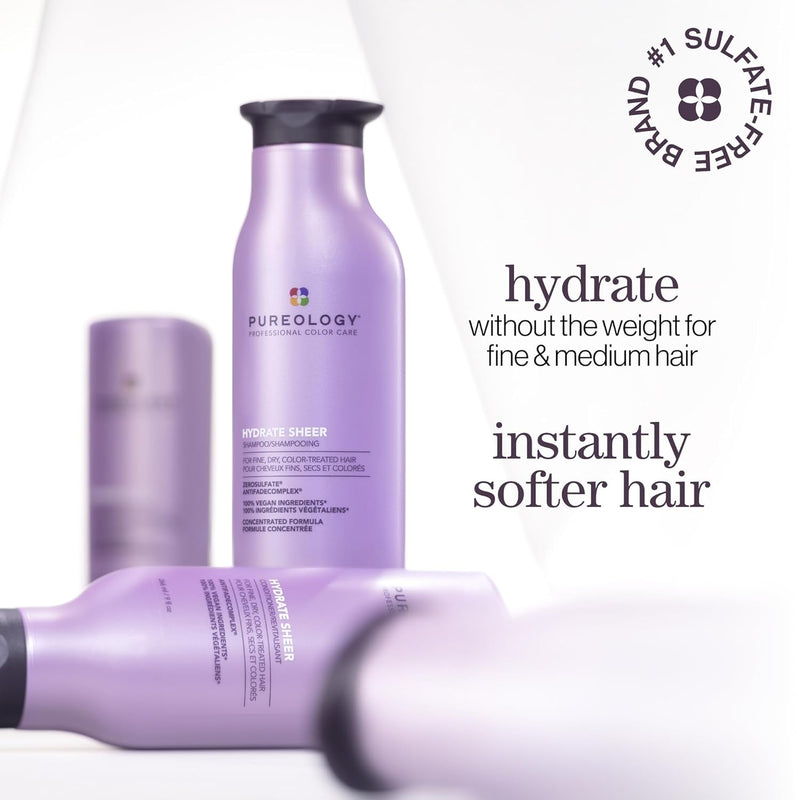 Pureology - Hydrate Sheer Shampoo and Conditioner Duo - 266ml / 9oz Conditioner Pureology