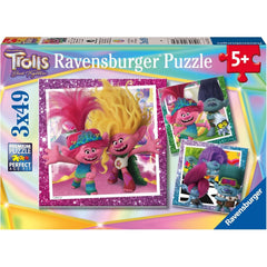 Ravensburger Trolls 3 3x49 Piece Jigsaw Puzzle Toys & Games Ravensburger