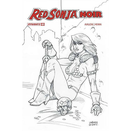 Red Sonja Noir: #1 [Linsner CVR H Line Art - 1:15] 2025 Comics Dynamite Entertainment