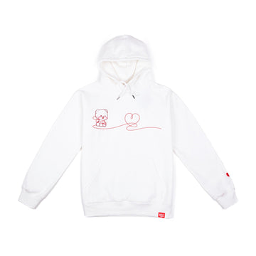 Milk Mocha Bear: Red String Hoodie - Milk Hoodies Milk Mocha Bear