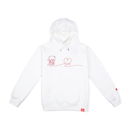 Milk Mocha Bear: Red String Hoodie - Milk Hoodies Milk Mocha Bear