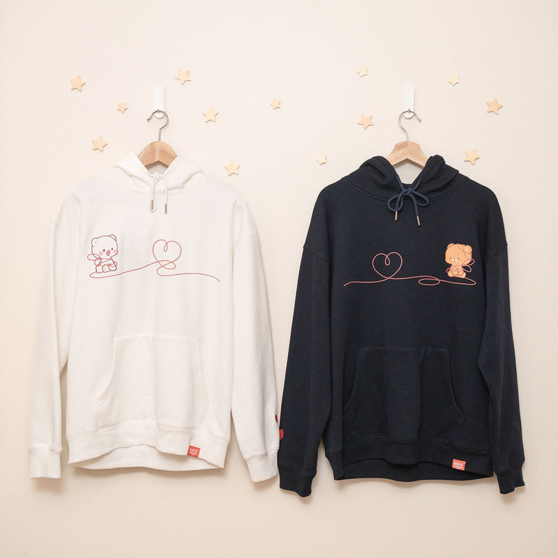 Milk Mocha Bear: Red String Hoodie - Milk Hoodies Milk Mocha Bear