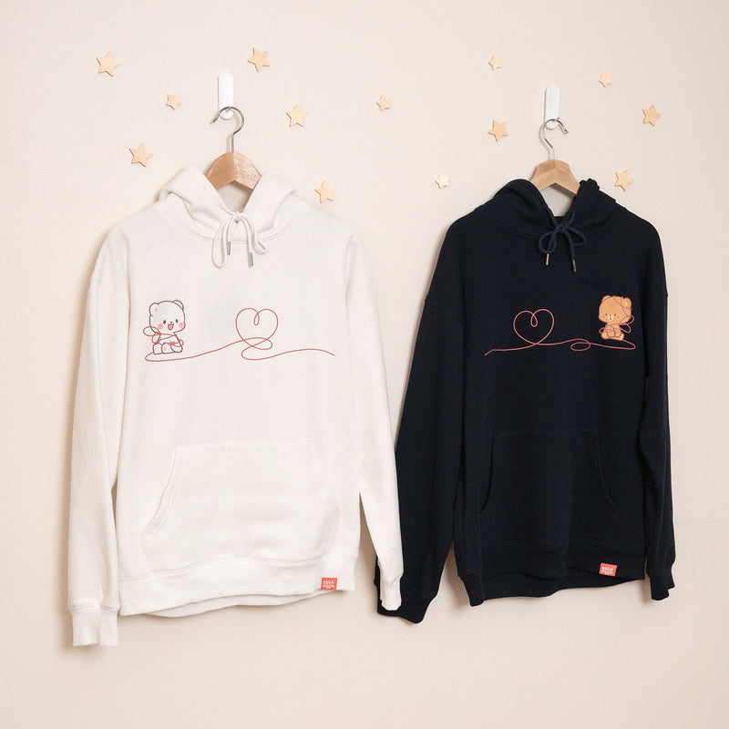Milk Mocha Bear: Red String Hoodie - Milk Hoodies Milk Mocha Bear