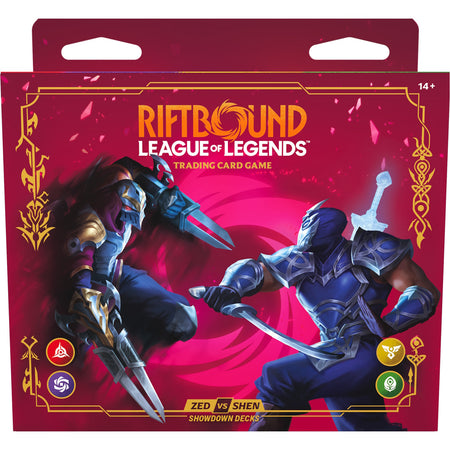 Riftbound League of Legends TCG: Vendetta Zed vs Shen Showdown Deck Card Game UVS Games