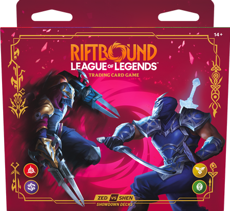 Riftbound League of Legends TCG: Vendetta Zed vs Shen Showdown Deck Card Game UVS Games