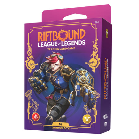 Riftbound League of Legends TCG: Unleashed Vi Champion Deck Card Game UVS Games