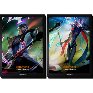 Riftbound League of Legends TCG: Vendetta Art Sleeve #2 (Jayce vs Viktor) Card Game Accessories UVS Games
