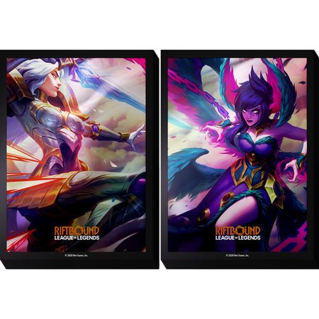Riftbound League of Legends TCG: Vendetta Art Sleeve #4 (Kayle vs Morgana) Card Game Accessories UVS Games
