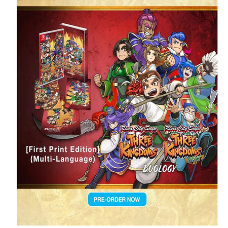 River City Saga: Three Kingdoms Duology – First Print Edition [Nintendo Switch] Nintendo Switch Video Game Playasia