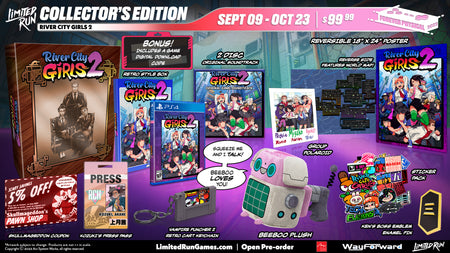 River City Girls 2: Ultimate Edition - Limited Run #476 [PlayStation 4] PlayStation 4 Video Game Limited Run Games