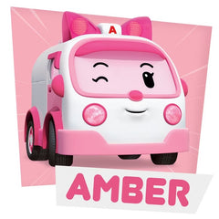 Robocar Poli: Play and Fun Die Cast Car - [Amber] Toys & Games ROI Toys