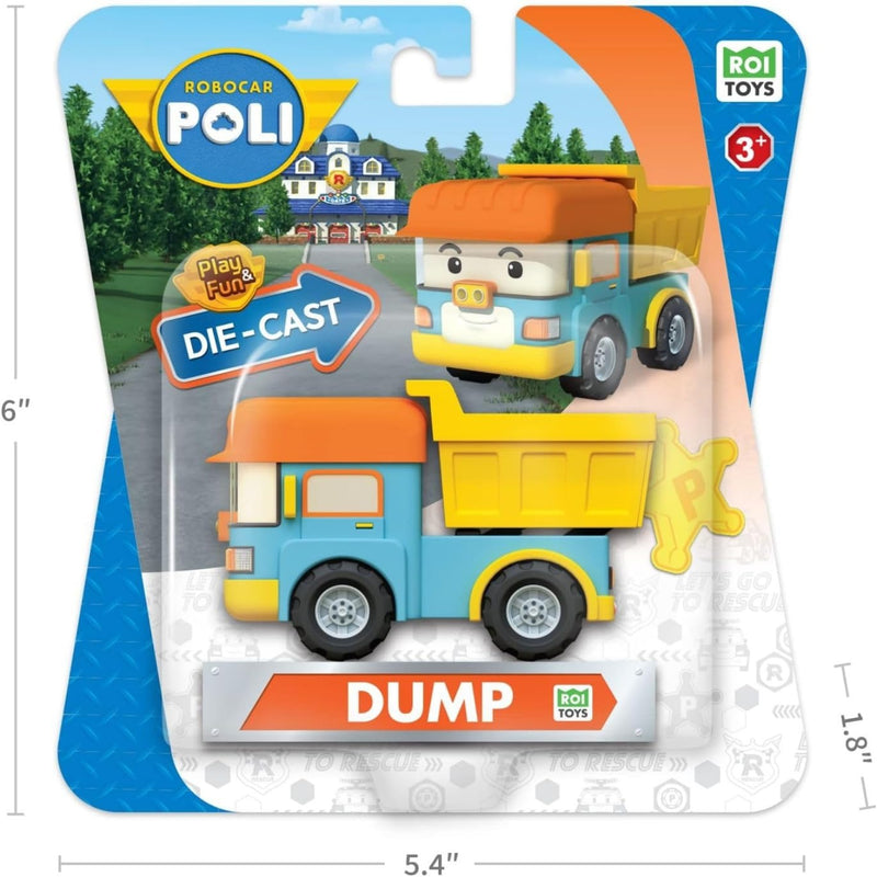 Robocar Poli Play and Fun Die Cast Car - [Dump] Toys & Games ROI Toys