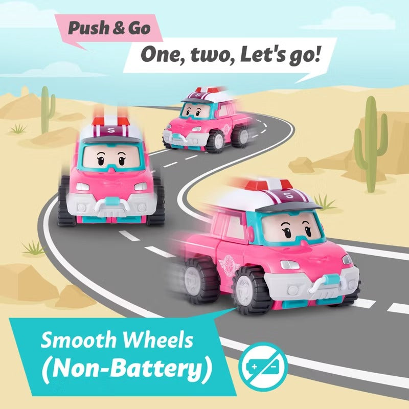 Robocar Poli Play and Fun Die Cast Car - [Sandy] Toys & Games ROI Toys