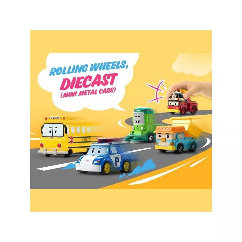 Robocar Poli: Play and Fun Die Cast Car - [School B]