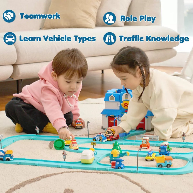 Robocar Poli: Play and Fun Die Cast Car - [School B]