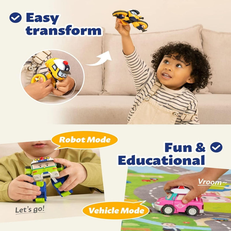 Robocar Poli Transforming Robot - [Droney] Toys & Games ROI Toys