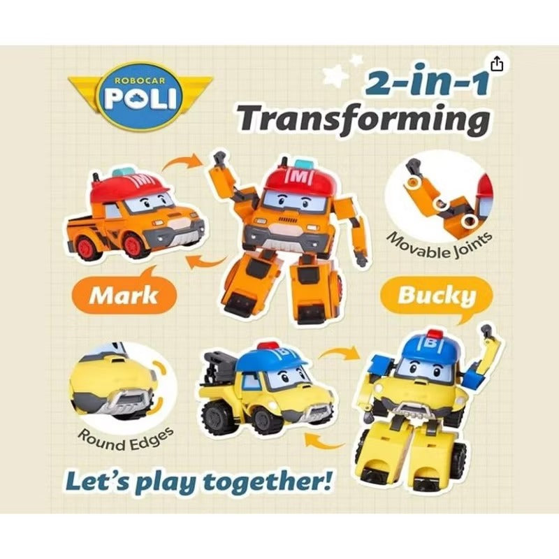 Robocar Poli Transforming Robot - [Mark] Toys & Games ROI Toys