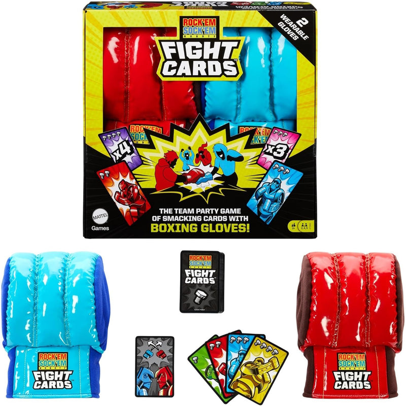 Rock Em Sock Em Robots - Fight Cards [Board Game, 2-6 Players] Board Game Mattel